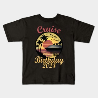 Cruise Birthday 2024 Kids T-Shirt